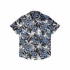 Tennessee Titans NFL Mens Black Floral Button Up Shirt