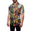 Chicago Bears NFL Mens Floral Button Up Shirt
