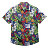 New York Giants NFL Mens Floral Button Up Shirt