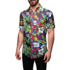 New York Giants NFL Mens Floral Button Up Shirt