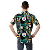 Pittsburgh Steelers NFL Mens Floral Button Up Shirt