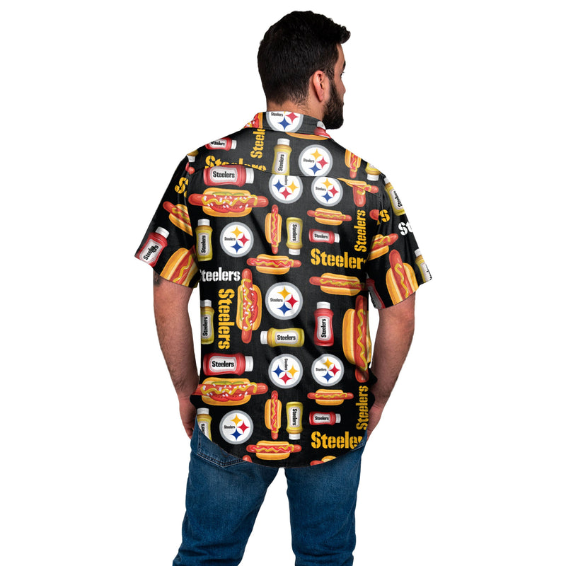 steelers button down shirt