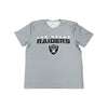 Las Vegas Raiders NFL Mens Rash Guard Short Sleeve Swim Shirt