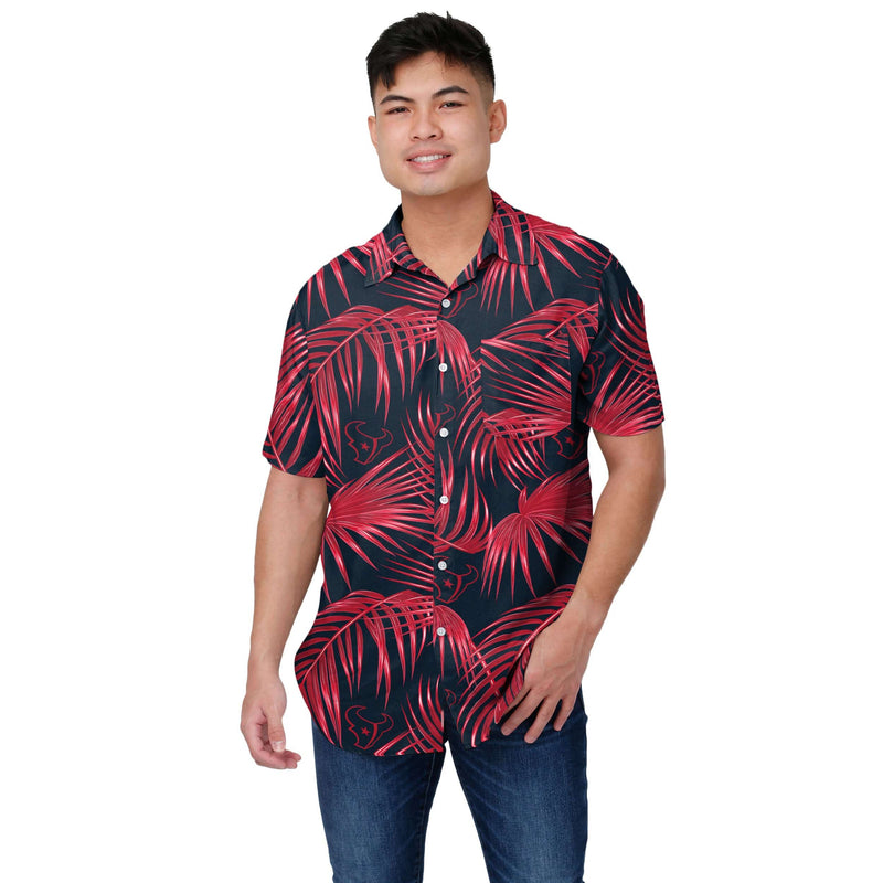 Charlotte Hornets Tropical Flower Short Sleeve Hawaiian Shirt - T