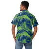 Seattle Seahawks NFL Mens Hawaiian Button Up Shirt