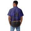 Baltimore Ravens NFL Mens Tropical Sunset Button Up Shirt
