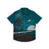 Philadelphia Eagles NFL Mens Tropical Sunset Button Up Shirt