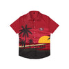 San Francisco 49ers NFL Mens Tropical Sunset Button Up Shirt
