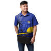 Los Angeles Rams NFL Mens Tropical Sunset Button Up Shirt