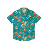 Miami Dolphins NFL Mens Victory Vacay Button Up Shirt