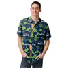 Seattle Seahawks NFL Mens Victory Vacay Button Up Shirt