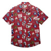 NFL Mens Christmas Explosion Button Up Shirts