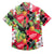 Detroit Red Wings NHL Mens Floral Button Up Shirt