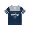 Dallas Cowboys NFL Womens Team Stripe Property Of V-Neck T-Shirt