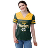 Green Bay Packers NFL Womens Team Stripe Property Of V-Neck T-Shirt