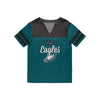 Philadelphia Eagles NFL Womens Team Stripe Property Of V-Neck T-Shirt