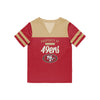 San Francisco 49ers NFL Womens Team Stripe Property Of V-Neck T-Shirt