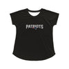 New England Patriots NFL Womens Wordmark Black Tunic Top
