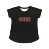 San Francisco 49ers NFL Womens Wordmark Black Tunic Top