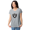 Las Vegas Raiders NFL Womens Big Logo Tunic Top