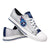 Tennessee Titans NFL Womens Glitter Low Top Canvas Shoes