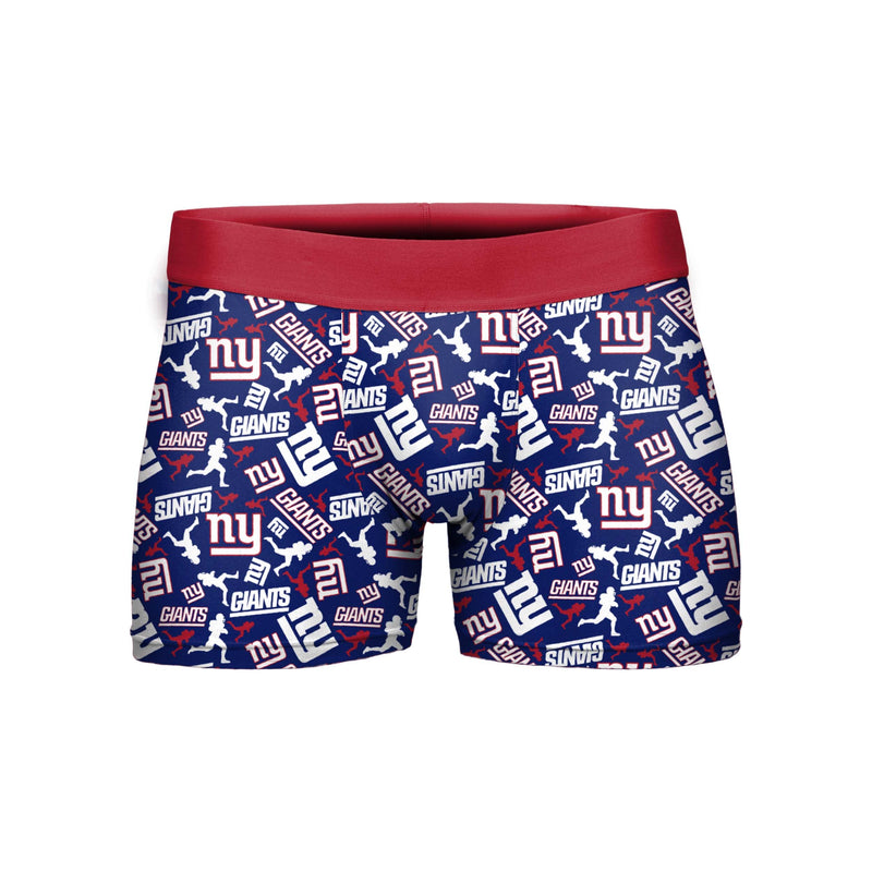 New York Giants NFL Mens Repeat Logo Compression Underwear