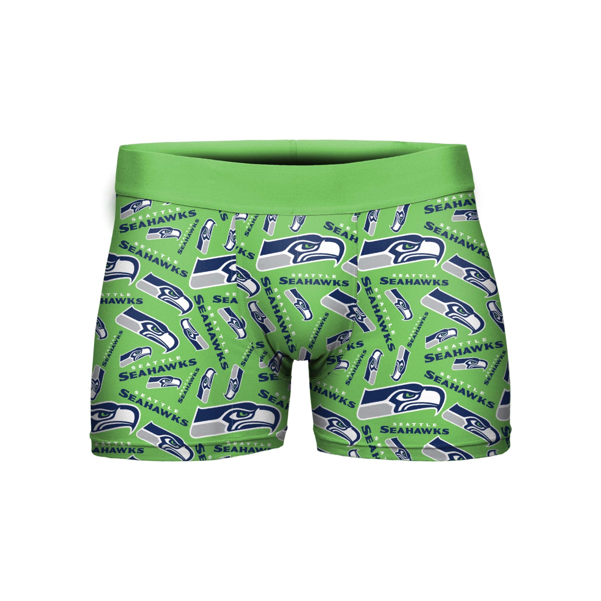 Seattle Seahawks NFL Mens Repeat Logo Compression Underwear