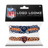 Chicago Bears Team Logo Loomz Premade Wristband - 2 Pack