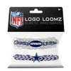 Dallas Cowboys Team Logo Loomz Premade Wristband - 2 Pack