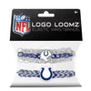 Indianapolis Colts Team Logo Loomz Premade Wristband - 2 Pack