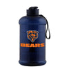 Chicago Bears NFL Large Team Color Clear Sports Bottle