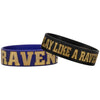 Baltimore Ravens NFL Bulk Bandz Bracelet 2 Pack