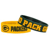 Green Bay Packers NFL Bulk Bandz Bracelet 2 Pack