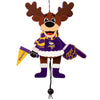 Minnesota Vikings NFL Cheering Reindeer Ornament