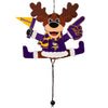 Minnesota Vikings NFL Cheering Reindeer Ornament