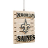 New Orleans Saints Wood Pallet Sign Ornament