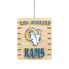 Los Angeles Rams NFL Wood Pallet Sign Ornament