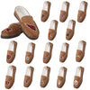 NFL Exclusive Mens Beige Moccasin Slippers - Pick Your Team!
